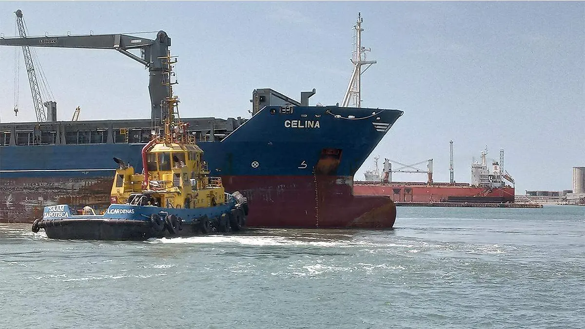 Movimiento de carga en el puerto de Veracruz